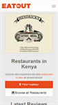 Mobile Screenshot of eatout.co.ke